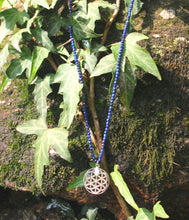 Load image into Gallery viewer, Unity choker (carnelian. lapis, malachite, labradorite, pyrite, howlite) with silver 925 charm