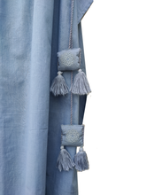 Load image into Gallery viewer, Balance kaftan cotton / indigo natural dyed / free size
