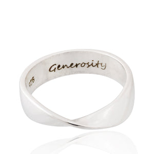 Mobius ring (Love/Sincerity/Generosity) silver 925