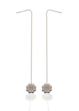 Load image into Gallery viewer, Parallel Dosha Kapha / Vata / Pitta silver 925 earrings