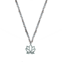 Load image into Gallery viewer, Unity choker (carnelian. lapis, malachite, labradorite, pyrite, howlite) with silver 925 charm