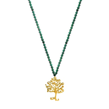 Load image into Gallery viewer, Unity choker (carnelian. lapis, malachite, labradorite, pyrite, howlite) with silver 925 charm