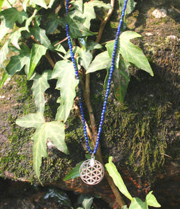 Unity choker (carnelian. lapis, malachite, labradorite, pyrite, howlite) with silver 925 charm