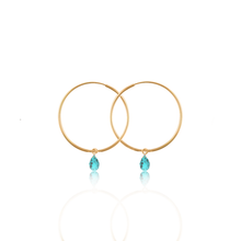 Load image into Gallery viewer, Symmetric harmony Crystal Drops Silver 925 gold plated Earrings
