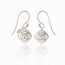 Load image into Gallery viewer, Simplicity 7 Chakras silver 925 earrings
