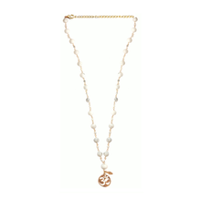 Load image into Gallery viewer, Constellation Coral/Rudraksha/Howlite/Malachite/Lapis Silver 925 Gold plated necklace
