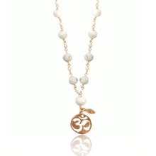 Load image into Gallery viewer, Constellation Coral/Rudraksha/Howlite/Malachite/Lapis Silver 925 Gold plated necklace
