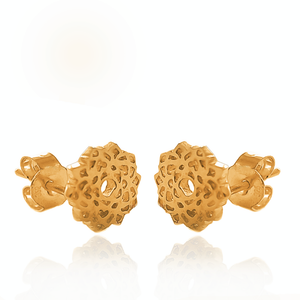 Simplicity chakra silver 925 gold plated studs