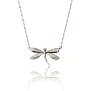 Totem Dragonfly Silver 925 (Gold plated) necklace