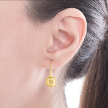 Load image into Gallery viewer, Dosha (Kapha / Vata / Pitta) Silver 925 Gold plated Earrings
