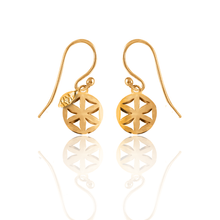 Load image into Gallery viewer, Simplicity (Moon, Sun, Mandala, Tree of life, Lotus) silver 925 gold plated earrings
