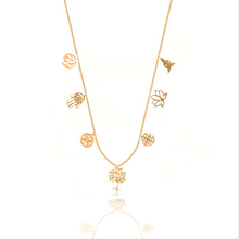 Load image into Gallery viewer, Full power 7 signs silver 925 (Gold plated) necklace
