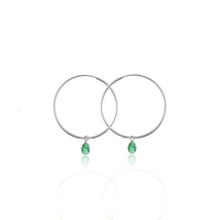 Load image into Gallery viewer, Symmetric harmony Crystal Drops Silver 925 Earrings
