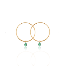 Load image into Gallery viewer, Symmetric harmony Crystal Drops Silver 925 gold plated Earrings
