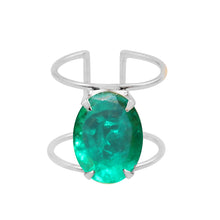 Load image into Gallery viewer, Healing ring silver 925 (carnelian, amethyst, red/aqua/green chalcedony, citrine, lapis)
