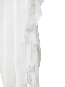 Balance kaftan bamboo silk / off white / free size