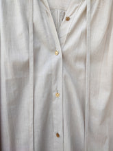 Load image into Gallery viewer, Open mind long open shirt - Cotton/ sand / S-M
