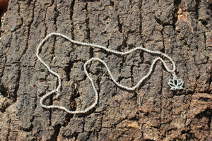 Unity choker (carnelian. lapis, malachite, labradorite, pyrite, howlite) with silver 925 charm