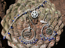 Load image into Gallery viewer, Tradition silver 925 bracelet (carnelian. lapis, malachite, 7 stones, pyrite)
