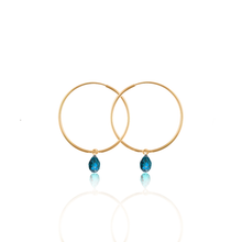 Load image into Gallery viewer, Symmetric harmony Crystal Drops Silver 925 gold plated Earrings
