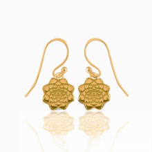 Load image into Gallery viewer, Dosha (Kapha / Vata / Pitta) Silver 925 Gold plated Earrings
