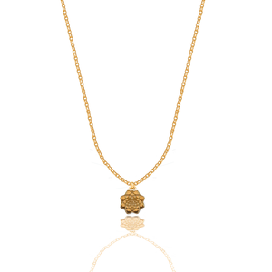 Dosha (Kapha, Pitta, Vata) silver 925 gold plated necklace