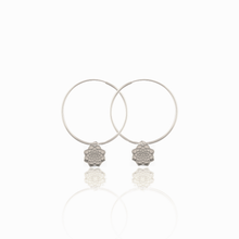 Load image into Gallery viewer, Symmetric harmony (Vata, Pitta, Kapha dosha) silver 925 earrings
