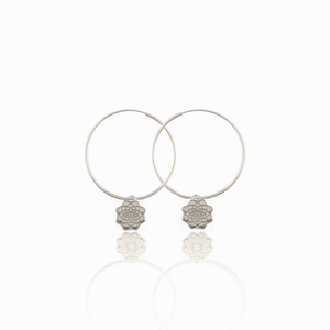 Symmetric harmony (Vata, Pitta, Kapha dosha) silver 925 earrings