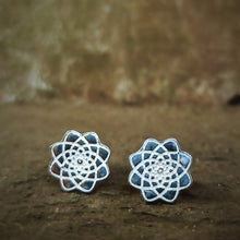 Load image into Gallery viewer, Dosha (Vata, Pitta, Kapha) silver 925 studs
