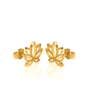 Simplicity silver 925 gold plated studs