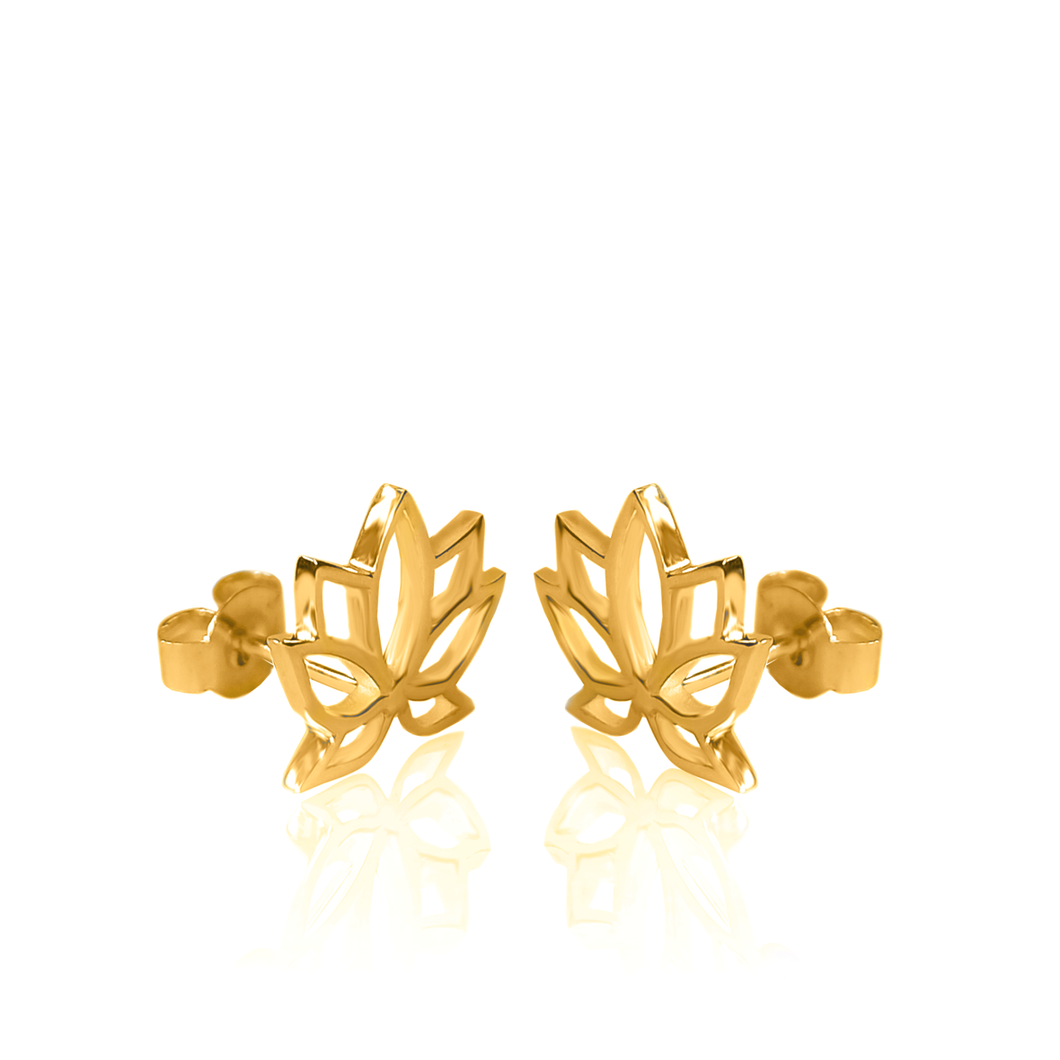 Simplicity silver 925 gold plated studs