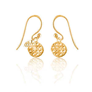 Simplicity (Moon, Sun, Mandala, Tree of life, Lotus) silver 925 gold plated earrings