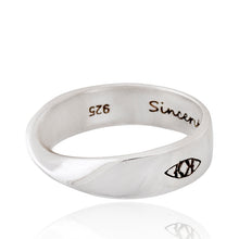 Load image into Gallery viewer, Mobius ring (Love/Sincerity/Generosity) silver 925
