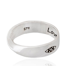 Load image into Gallery viewer, Mobius ring (Love/Sincerity/Generosity) silver 925
