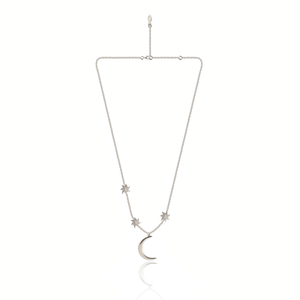 Moon power silver 925 necklace