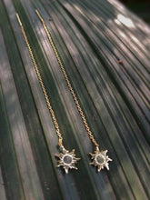 Load image into Gallery viewer, Parallel silver 925 gold plated earrings
