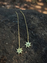 Load image into Gallery viewer, Parallel silver 925 gold plated earrings
