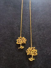 Load image into Gallery viewer, Parallel silver 925 gold plated earrings
