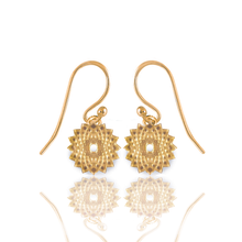 Load image into Gallery viewer, Dosha (Kapha / Vata / Pitta) Silver 925 Gold plated Earrings
