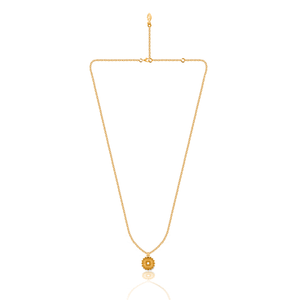 Dosha (Kapha, Pitta, Vata) silver 925 gold plated necklace