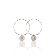 Load image into Gallery viewer, Symmetric harmony (Vata, Pitta, Kapha dosha) silver 925 earrings
