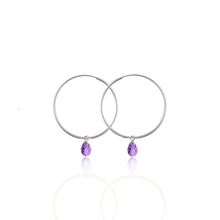 Load image into Gallery viewer, Symmetric harmony Crystal Drops Silver 925 Earrings
