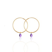 Load image into Gallery viewer, Symmetric harmony Crystal Drops Silver 925 gold plated Earrings
