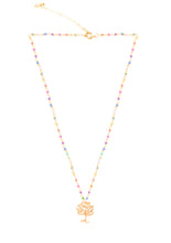 Load image into Gallery viewer, Rainbow Silver 925 gold plated/7 stones choker
