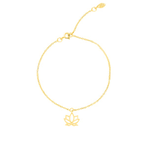 Simplicity silver 925 gold plated bracelet