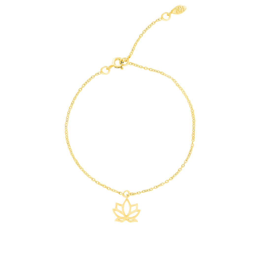 Simplicity silver 925 gold plated bracelet