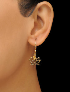 Simplicity (Moon, Sun, Mandala, Tree of life, Lotus) silver 925 gold plated earrings