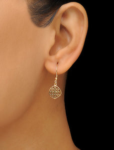 Simplicity (Moon, Sun, Mandala, Tree of life, Lotus) silver 925 gold plated earrings