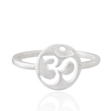 Load image into Gallery viewer, Simplicity silver 925 ring (Lotus/Mandala/Om)
