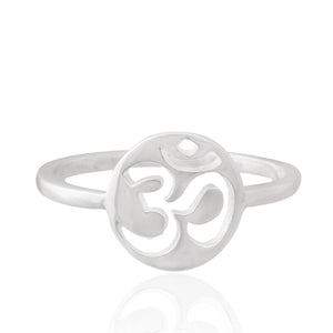 Simplicity silver 925 ring (Lotus/Mandala/Om)